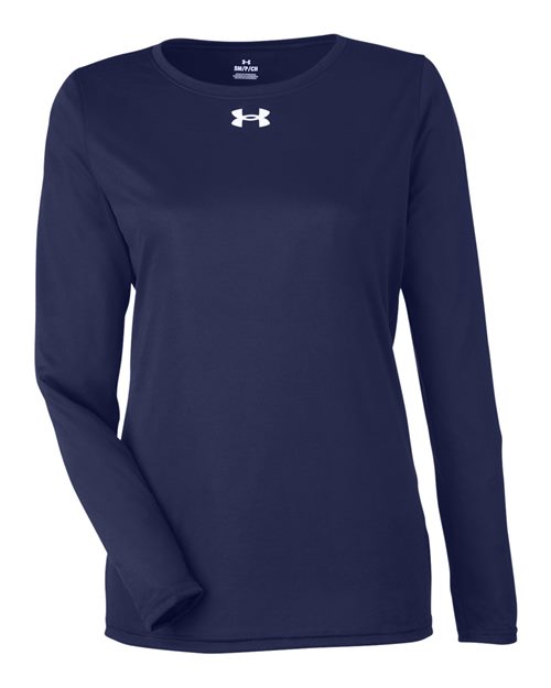 Women's Team Tech™ Long Sleeve T-Shirt — Midnight Navy/ White