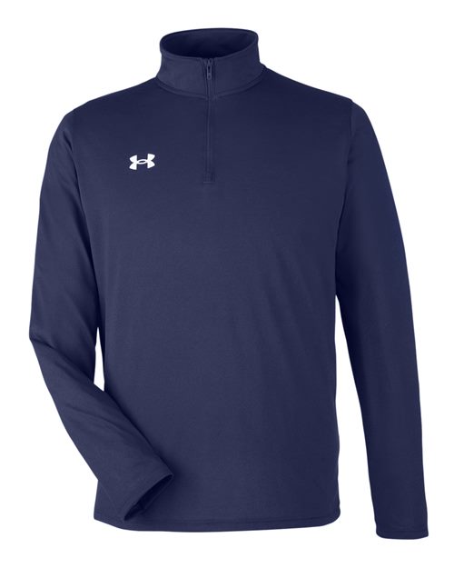 Men's Team Tech™ Quarter-Zip Pullover — Midnight Navy/ White