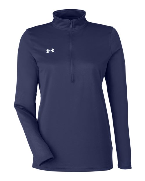 Women's Team Tech™ Half-Zip Pullover — Midnight Navy/ White