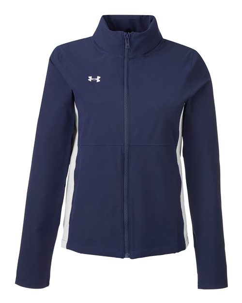 Women's Rival Stretch Jacket — Midnight Navy/ White