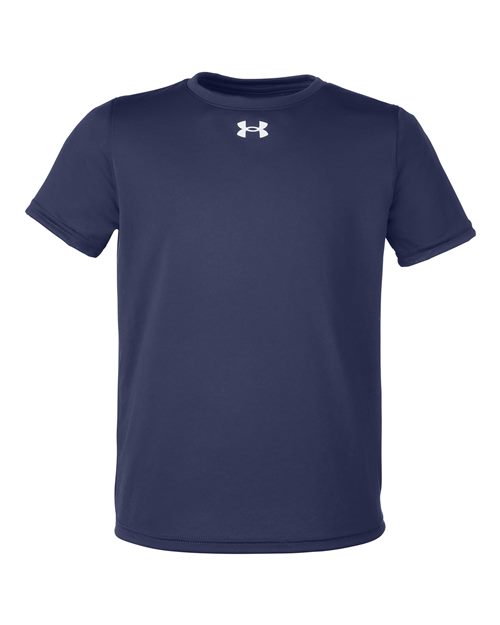Youth Tech™ Team T-Shirt — Midnight Navy/ White