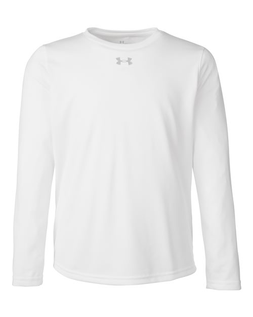 Youth Tech™ Team Long Sleeve T-Shirt — White/ Mod Grey