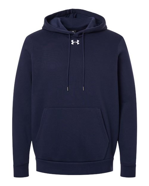 Men's Team Icon Fleece Hooded Sweatshirt — Midnight Navy/ White 