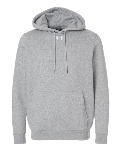 Men's Team Icon Fleece Hooded Sweatshirt — Mod Grey Light Heather/ White