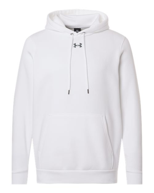 Men's Team Icon Fleece Hooded Sweatshirt — White/ Pitch Grey Medium Heather