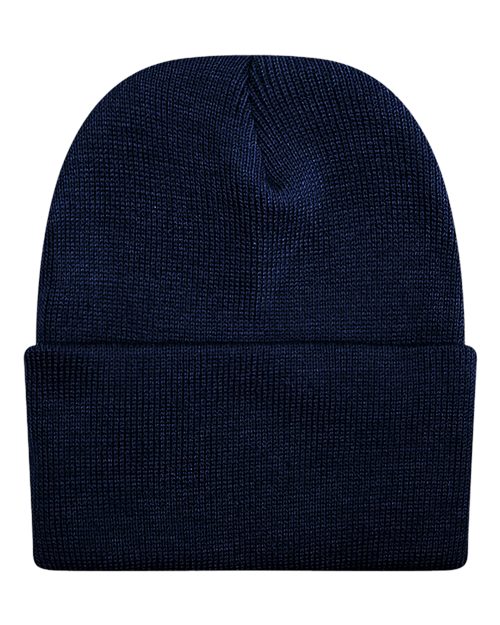 Solid Knit Ski Hat — Navy