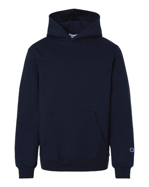 Youth Powerblend® Hooded Sweatshirt — Navy