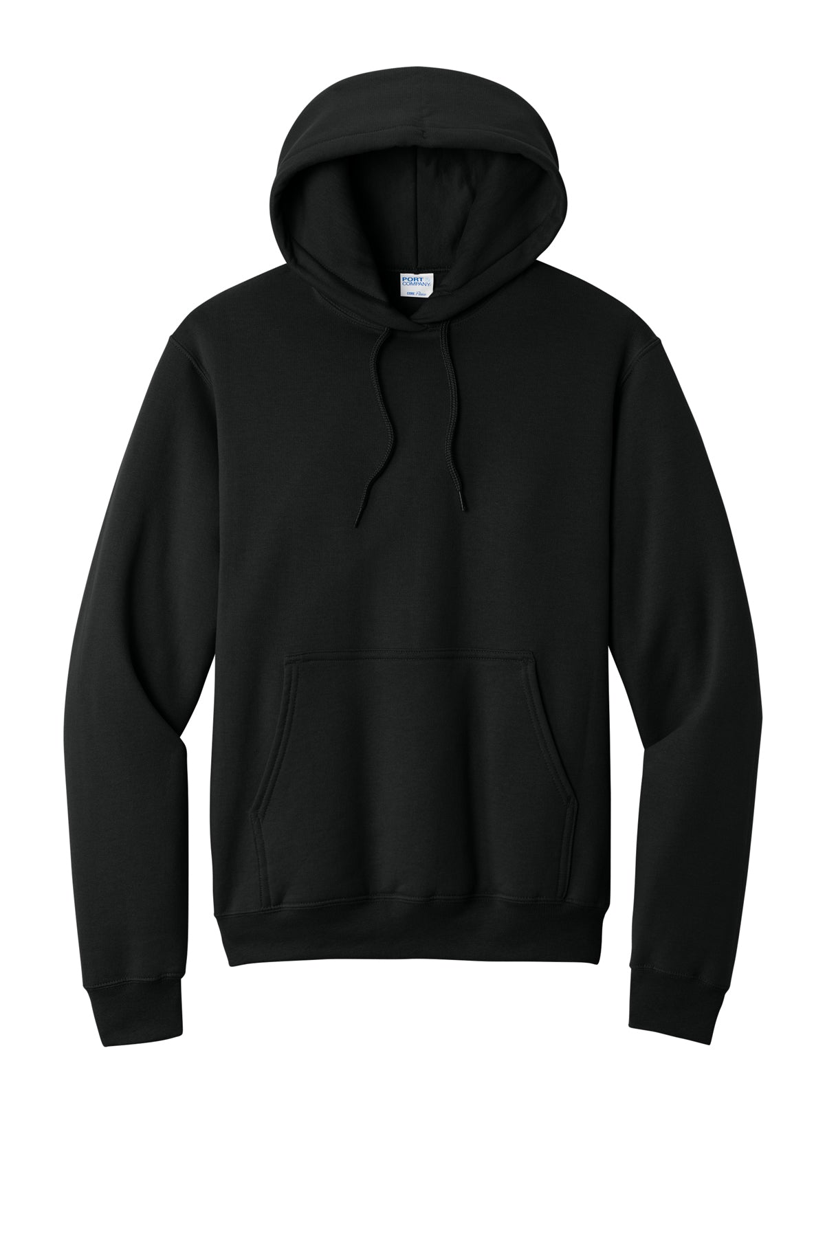 Port & Co Core Fleece Pullover Hooded Sweatshirt — Back